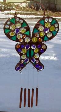 butterfly
                with gems and chimes